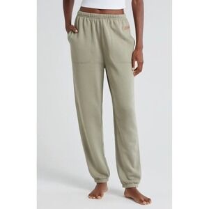 Lunya Silksweat Joggers Women XXS Shaded Olive Silk Blend Loungewear Pajamas